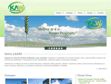 Tablet Screenshot of kawi.com.br